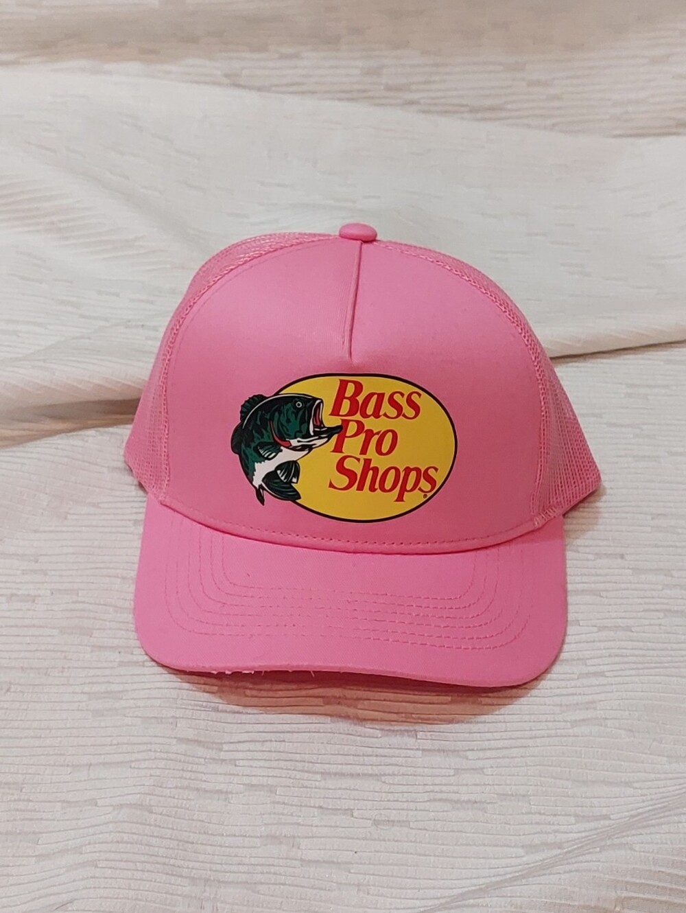 Bass Pro Shops Bright Pink Logo Trucker Hat